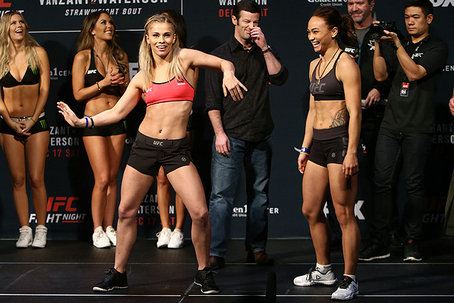 UFC on FOX 22赛前称重 压轴美女选手现场斗舞