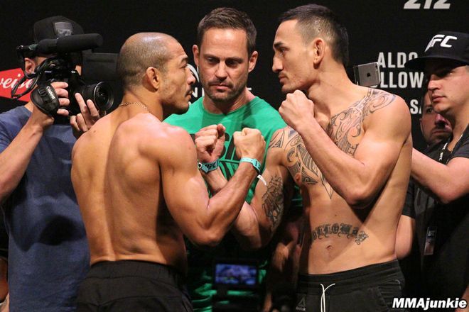 UFC 212赛前称重图集 明天上午PPTV直播