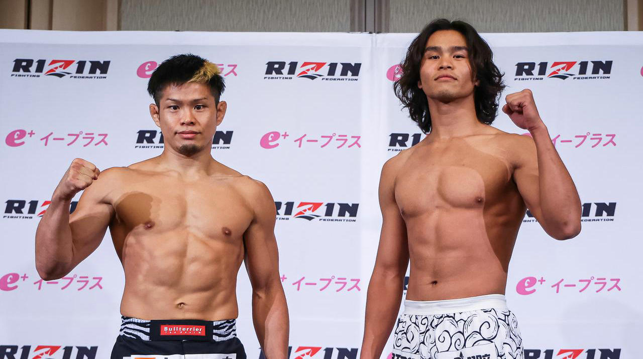 中国选手黄粤乐明日出战!RIZIN雷神51赛前称重